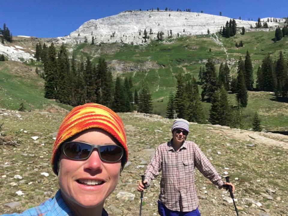 Emily Sinkhorn and Erin Kelly -- pictured here in the Marble Mountain Wilderness.