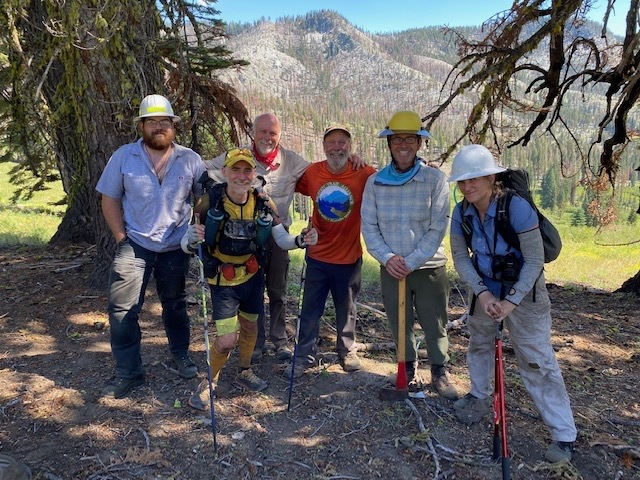 Christof Teuscher and the BFTA volunteer trail crew.