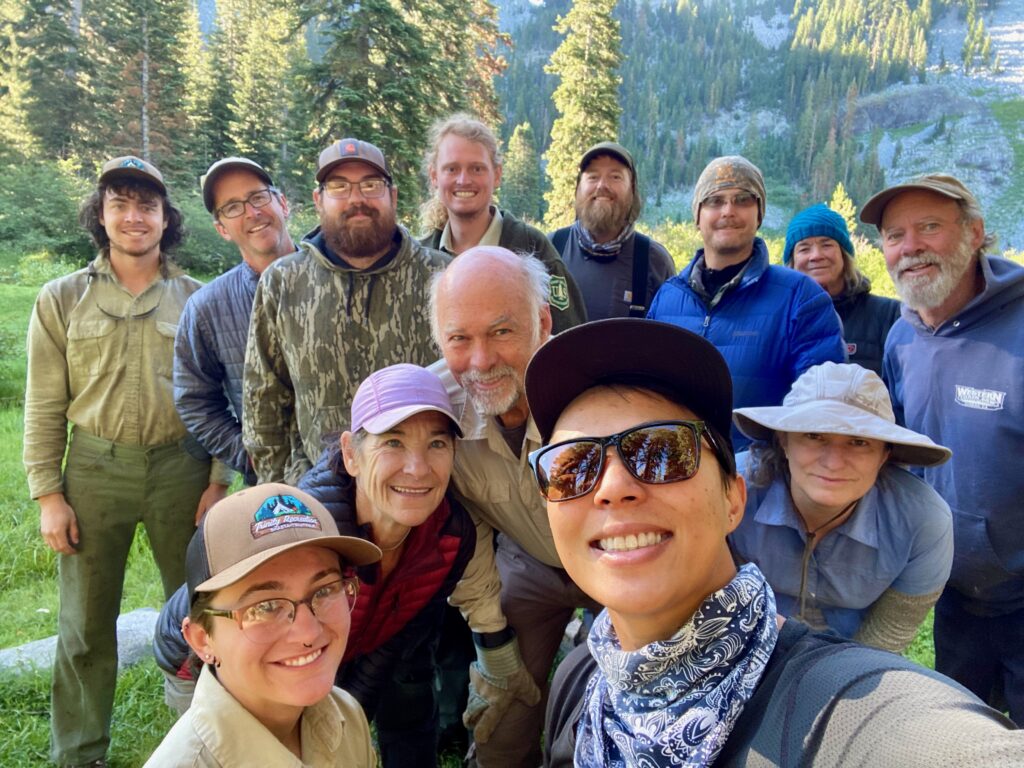 The trailwork crew