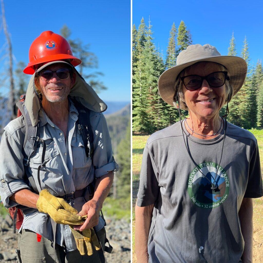 Karen Orso and Les Gould, the 2023 BFTA Volunteers of the Year.