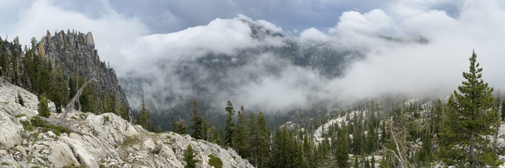 Storm clearing over Russian Creek